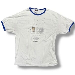 Vintage Hanes Beefy-T Pop Tarts graphic tee white ringer fits M/L 90s style